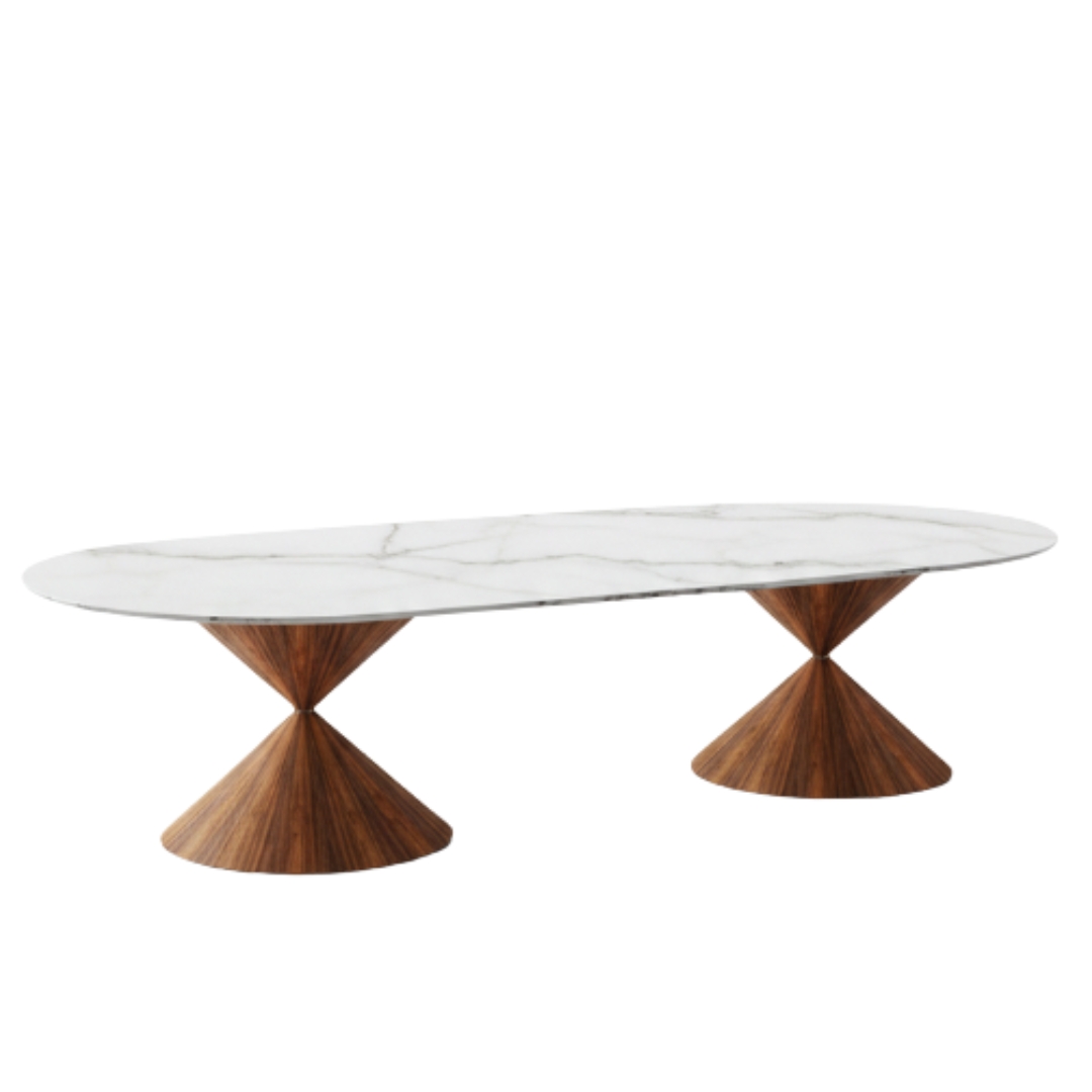 Mesa Clessidra Doble