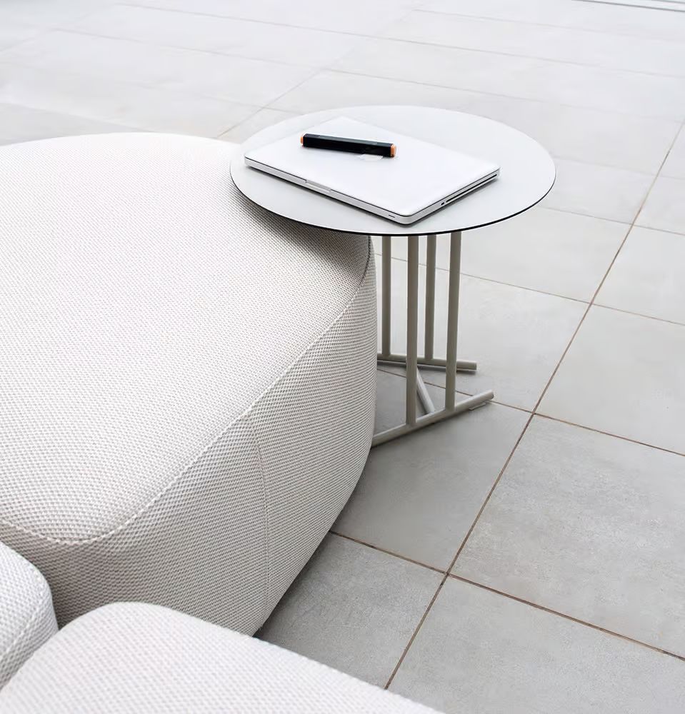 Varaschin Belt Coffee Table aluminio HPL Cement